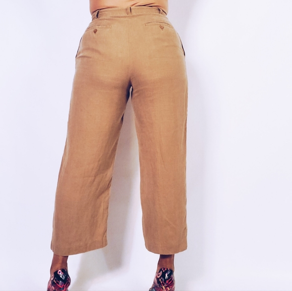 Crop Linen Pants - Picture 4 of 8